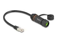Cable RJ45 plug to RJ45 jack Cat.6A for