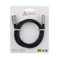 SBOX Kabel USB-C/USB-C, 240W, 16K, 1.2m, čie