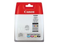 4-balení - 5.6 ml - černá, žlutá, azurová, purpurová - originální - pouzdro - inkoustový zásobník - pro PIXMA TS6251, TS6350, TS6351, TS705, TS8252, TS8350, TS8351, TS8352, TS9550, TS9551