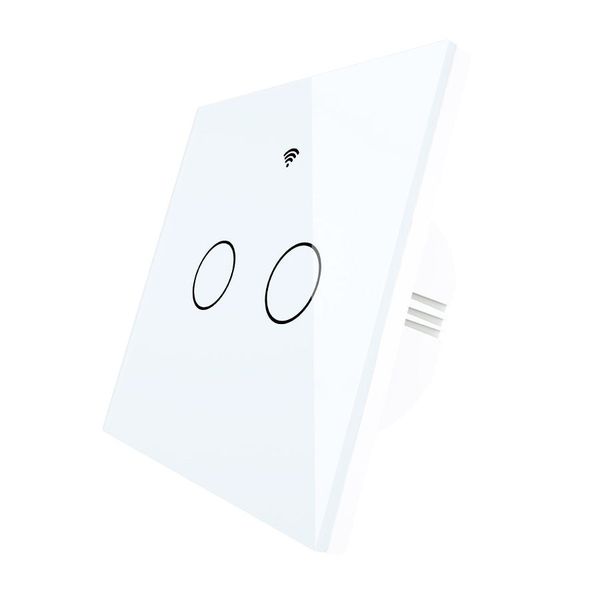 Chytrý vypínač osvětlení MOES Light Button Switch WS-EU2 WiFi Tuya