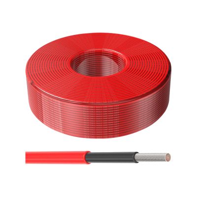 Solární kabel 6mm2, červený, 100m