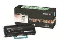 Černá - originální - kazeta s barvivem LCCP, LRP - pro Lexmark X463de, X464de, X466de, X466dte, X466dwe