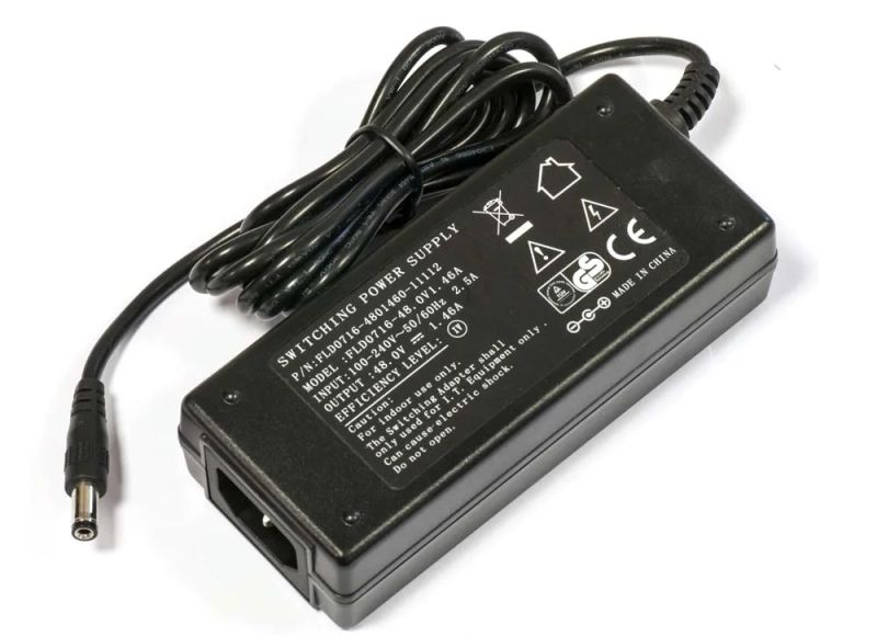 Mikrotik 48V 1,46 A 70W napájecí adaptér