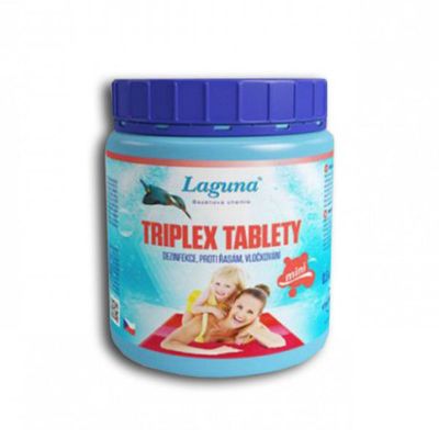 Multifunkční tablety pro chlórovou dezinfekci bazénové vody LAGUNA 3v1 Triplex Mini 0,5kg