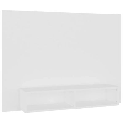 vidaXL Nástěnná TV skříňka bílá 120x23,5x90 cm dřevotříska