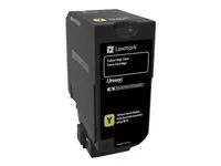 Vysoká výtěžnost - žlutá - originální - kazeta s barvivem LCCP - pro Lexmark CS725de, CS725dte