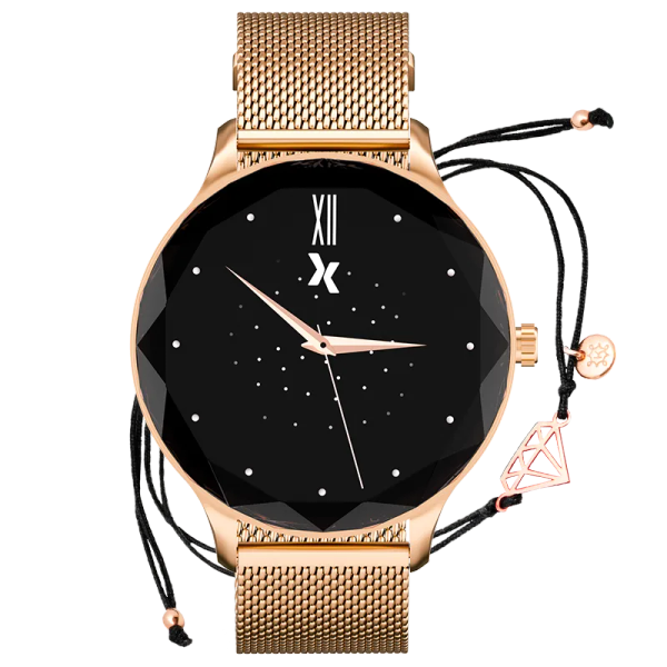 MAXCOM FW52 Diamond Gold, Chytré hodinky + náramek
