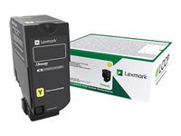 Žlutá - originální - kazeta s barvivem - pro Lexmark CS827de, CX827de