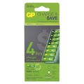 Nabíječka GP Charge & Save E822 + 4×AA 1300 mAh + 4×AAA 650 mAh