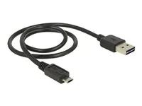 Kabel USB - Micro USB typ B (M) do USB (M) - 50 cm