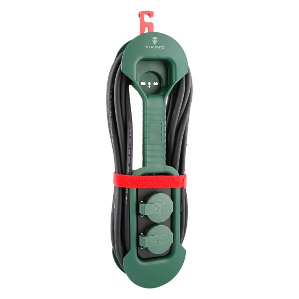 Prodlužovací kabel se zásuvkami Viking R280/Output:2xAC/IP44/venkovní použití/8m kabel
