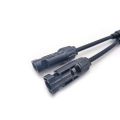 Konektor pro solární panely MC4 GETI rozbočení 1x zdířka 2x konektor 30cm