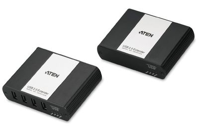 ATEN USB 2.0 prodlužka s 4portovým hubem po LAN