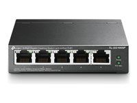 Přepínač - neřízený - 4 x 10/100/1000 (PoE) + 1 x 10/100/1000 - desktop - PoE (56 W)