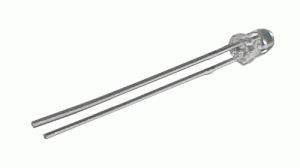 LED 3mm červená 8500 - 10 000 mcd/20° čirá