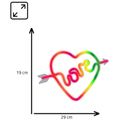 MANTA LOVE HEART, LED Neon plexi dekorace