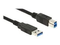 Kabel USB - USB typ A (M) do USB Type B (M) - USB 3.0 - 50 cm - černá