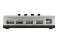 Switch USB 2.0 with 1 x Type-B female to