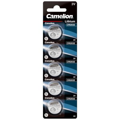 CAMELION Baterie LITHIUM knoflíkové CR2032 5ks