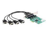 Sériový adaptér - PCIe - RS-232 x 4