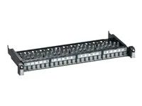 Schneider Actassi 19-C Patch Panel Sliding Evo - Propojovací panel - CAT 6 - STP - RJ-45 X 24 - tmave šedá, RAL 7016 - 1U - 19"