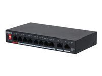 Přepínač - neřízený - 8 x 10/100/1000 (PoE) + 2 x 10/100/1000 (uplink) - desktop - PoE++ (96 W)
