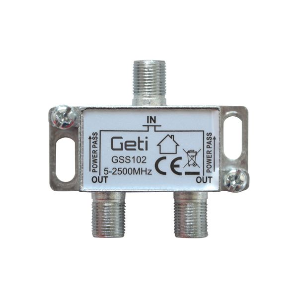 Anténní rozbočovač GETI GSS102  2 výstupy