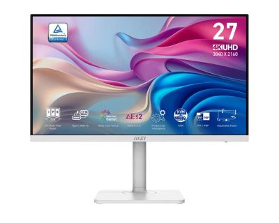 MSI Modern/MD272UPHW/27"/IPS/4K UHD/60Hz/4ms/White/3R
