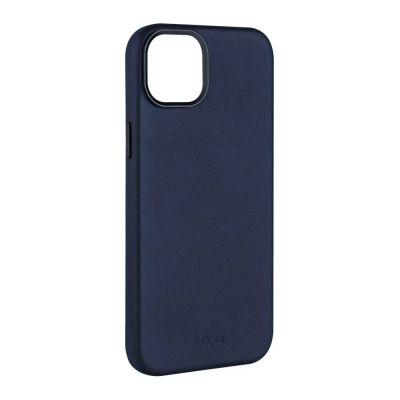 FIXED MagLeather kožený kryt iPhone 15, modrý