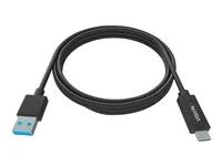 USB kabel - USB-C (M) do USB typ A (M) - USB 3.0 - 3 A - černá
