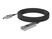 Kabel USB - USB typ A (M) do USB typ A (F) - USB 3.0 - 10 m - Active Optical Cable (AOC)