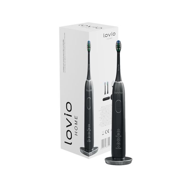 LOVIO SonicProtect PRO, Zubní kartáček, černý
