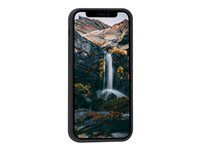 dbramante1928 Monaco - Zadní kryt pro mobilní telefon - kompatibilita s MagSafe - 100% recyklovaný plast - nocní cern - pro Apple iPhone 12, 12 Pro
