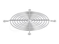 Fan Grill 120 x 120 mm silver
