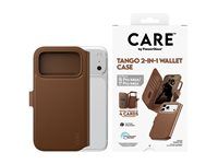 PanzerGlass CARE pouzdro Apple iPhone 18 Pro Max Tango 2v1 Wallet MagSafe hnědé