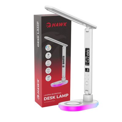 HAWK Noční LED lampa, bílá s nabíjením 10W