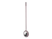 Bezpečný držák s popruhem pro Bluetooth lokalizační čip - růžová pink sand - pro Apple AirTag