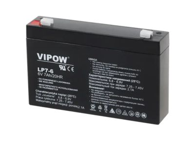 Gelová baterie Vipow 6 V 7 Ah L-BAT0207