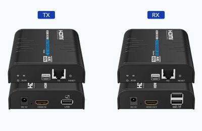 PremiumCord HDMI KVM extender přes LAN