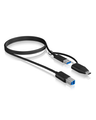 RAIDSONIC Propojovací kabel z USB 3.2 Type-C + A