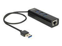 Rozbočovač - 3 x SuperSpeed USB 3.0 + 1 x 10/100/1000 - desktop