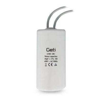Kondenzátor rozběhový motorový 10uF 450V GETI GMC 10C