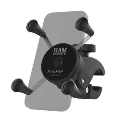 Unpkd ram handlebar mount with x-grip and toughclaw