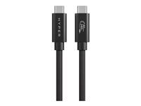 USB kabel - USB-C (M) do USB-C (M) - USB4 - 1.2 m - černá