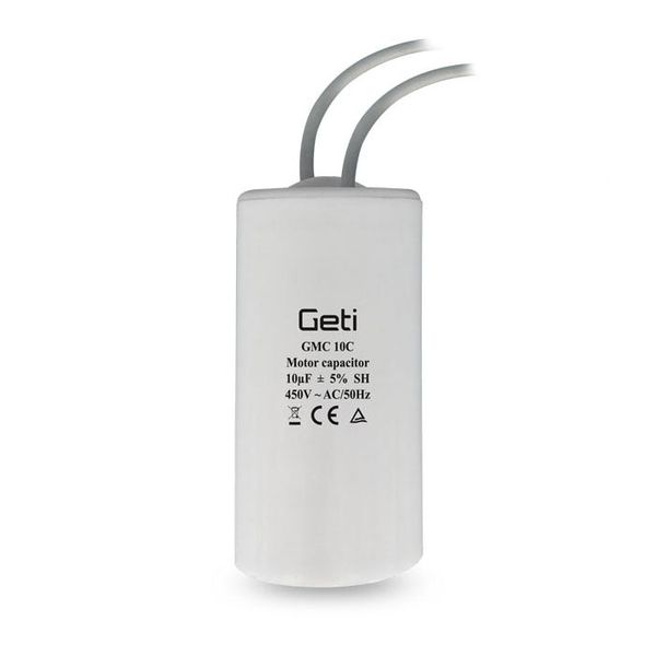 Kondenzátor rozběhový motorový 10uF 450V GETI GMC 10C