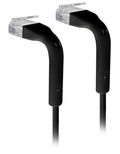 Ubiquiti U-Cable-Patch-RJ45-BK-50, Ethernet Patch Kabel, 0,1m (0,22m s konektory),Cat6, černý (50ks)