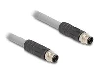 M12 Cable L-coded 5 pin male to male PUR