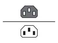Elektrický kabel - power IEC 60320 C13 do IEC 60320 C14 - AC 250 V - 2.5 cm - pro Nexus 2148T Fabric Extender, 5010, 5020