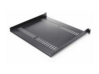 Startech 2-Pack 1U Server Rack Shelf, Vented, 44lb Capacity, 16" Deep (CABSHELF116V2PK) - Police skríne - cerná - 1U - 19" (balení 2)