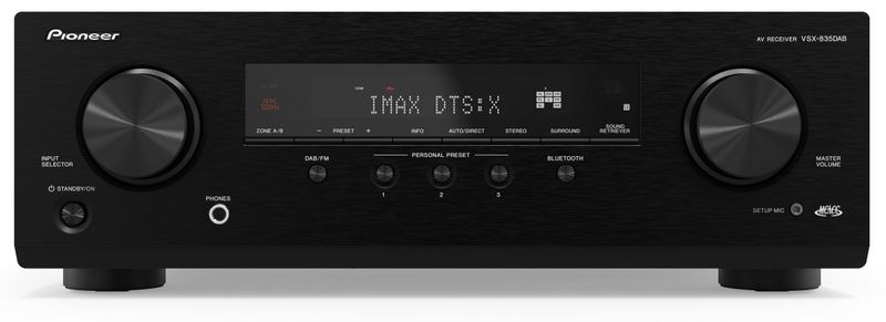 Pioneer VSX-835D-B AV přijímač 7.2, 7x135W, Dolby Atmos, DTS-X černý